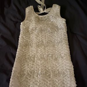 Girls size 8 white dress
